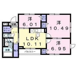 ニューエブリーの物件間取画像